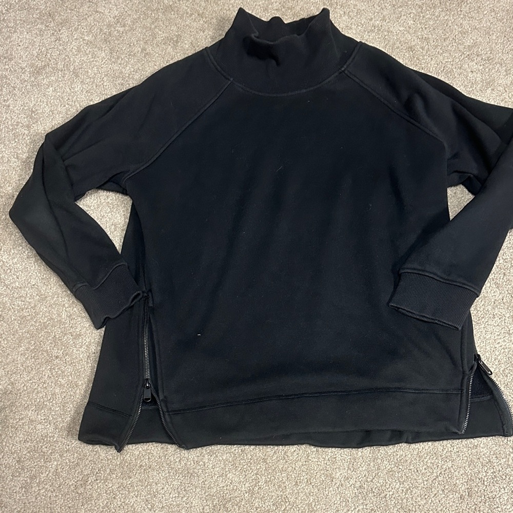 Athletha forever fleece side zipper sweatshirt